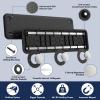 4Pack Magnetic Magazine Holder for Gun Safe & Wall, Double-Sided Gun Magnet, Magnetic Tool Holder with Scratch-Resistant Rubber Coating, Mag Storage Gun Safe Accessories Hold up to 45LBS view 2