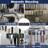 4Pack Magnetic Magazine Holder for Gun Safe & Wall, Double-Sided Gun Magnet, Magnetic Tool Holder with Scratch-Resistant Rubber Coating, Mag Storage Gun Safe Accessories Hold up to 45LBS view 3