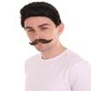 BC GOODS BY Men's Best Handlebar Style Mixed Black Moustache Set Cosplay Facial Hair view 2