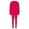 asntrgd Womens 2 Piece Lounge Set Oversized Side Slit Sweatshirts and Leggings Loungewear Tracksuit Travel Outfits view 4