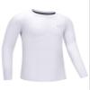 G Gradual Boys Youth Compression Shirt Long Sleeve Football Baseball Undershirt Quick Dry Sports Base Layer for Boy(B White,M)