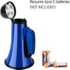 DJFKDYHPE Portable Bullhorn Rugged Bullhorn Speaker 25w Portable Handheld Voice Amplifier Strap Play Speaker Guide Handheld Megaphone 25w Power Lightweight Amplifiers view 4