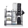 A11N SPORTS Finchley Large Capacity Golf Bag Organizer for Garage Easy Move Golf Bag Stand Holds 2 Bags, 12 Clubs, 3 Pairs of Shoes, Golf Storage Rack with Extra Shelves for Home or Garage view 1