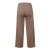 Todays Daily Deals Clearance,Ajisai Womens Joggers Pants,High Waisted Wide Leg Pants for Women Elastic Baggy Sweatpants Comfy Cotton Lounge Drawstring Flare Sweat Pants,Coffee #5,Large view 3