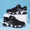 Zonkacen Boy's Non Slip Lightweight Comfortable Breathable Running Shoes for Mountain Hiking Cycling School Playing Physical Education Black 5.5 Big Kid view 4