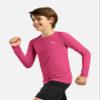 G Gradual Boys Youth Compression Shirt Long Sleeve Football Baseball Undershirt Quick Dry Sports Base Layer for Boy(Pink,XS) view 2