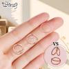 WBRWP 16G Nose Rings: 3pcs 316L Surgical Steel 7mm Double Hinged CZ Septum Conch Clicker Lip Rings Cartilage Helix Rook Tragus Daith Earring Hoops Body Piercing Jewelry view 2