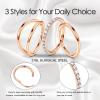WBRWP 16G Nose Rings: 3pcs 316L Surgical Steel 7mm Double Hinged CZ Septum Conch Clicker Lip Rings Cartilage Helix Rook Tragus Daith Earring Hoops Body Piercing Jewelry view 4