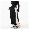 EMMIOL Wide Leg Sweatpants for Women, High Waisted Baggy Joggers, Barrel Leg Lounge Pants with Pockets Black view 3