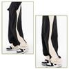EMMIOL Wide Leg Sweatpants for Women, High Waisted Baggy Joggers, Barrel Leg Lounge Pants with Pockets Black view 4