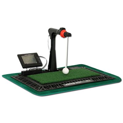 CHANGLKJ Golf Swing Hitting Simulator, Golf Training Equipment with Digital Display and Voice Prompt, 3 Gear Height Adjustable and 360 Return Ball Automatically, for Indoor, Outdoor, Garage, Office