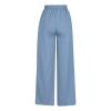 Prime The Day Deals Today 2024,Grey Wide Leg Sweatpants for Women,High Waisted Wide Leg Pants for Women Elastic Baggy Sweatpants Comfy Cotton Lounge Drawstring Flare Sweat Pants,Blue #2,Medium view 3