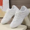 Kuikeiu White Cheer Shoes Breathable Lightweight Cheerleading Shoes for Girls Youth Competition Athletic Training Little Kid Size 12.5 view 3