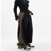 EMMIOL Wide Leg Sweatpants for Women, High Waisted Baggy Joggers, Barrel Leg Lounge Pants with Pockets Dark Green view 3