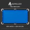 KONLLEN 9' Pool Table Felt with 6 Cloth Strips Pre Cut Billiard Table Cloth Felt Billiard Cloth for American Nine-Ball Pool Tables view 3