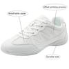 Kuikeiu White Cheer Shoes Breathable Lightweight Cheerleading Shoes for Girls Youth Competition Athletic Training Big Kid Size 1.5 view 4