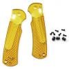 1 Pair Ultem Scales Handle Fits for Griptilian 550 551, Clear PEI Handle Patch with 3 Sets Screws view 1