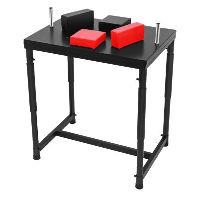 AGULIUM Professional Arm Wrestling Table, Arm Wrestling Battle Table, Competition Training Arm Wrestling Table for Home, Office, Gym, 2204 Lbs Load Capacity