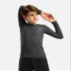 G Gradual Boys Youth Compression Shirt Long Sleeve Football Baseball Undershirt Quick Dry Sports Base Layer for Boy(Grey,XS) view 2