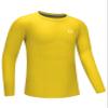 G Gradual Boys Youth Compression Shirt Long Sleeve Football Baseball Undershirt Quick Dry Sports Base Layer for Boy(Yellow,S) view 1