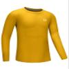 G Gradual Boys Youth Compression Shirt Long Sleeve Football Baseball Undershirt Quick Dry Sports Base Layer for Boy(Golden Yellow,M) view 1