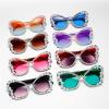 helena Fashion Butterfly Luxury Pearl Sunglasses for Womens Trends Retro Irregular Handmade Bling Pearl Sun Glasses S68 (C8) view 4