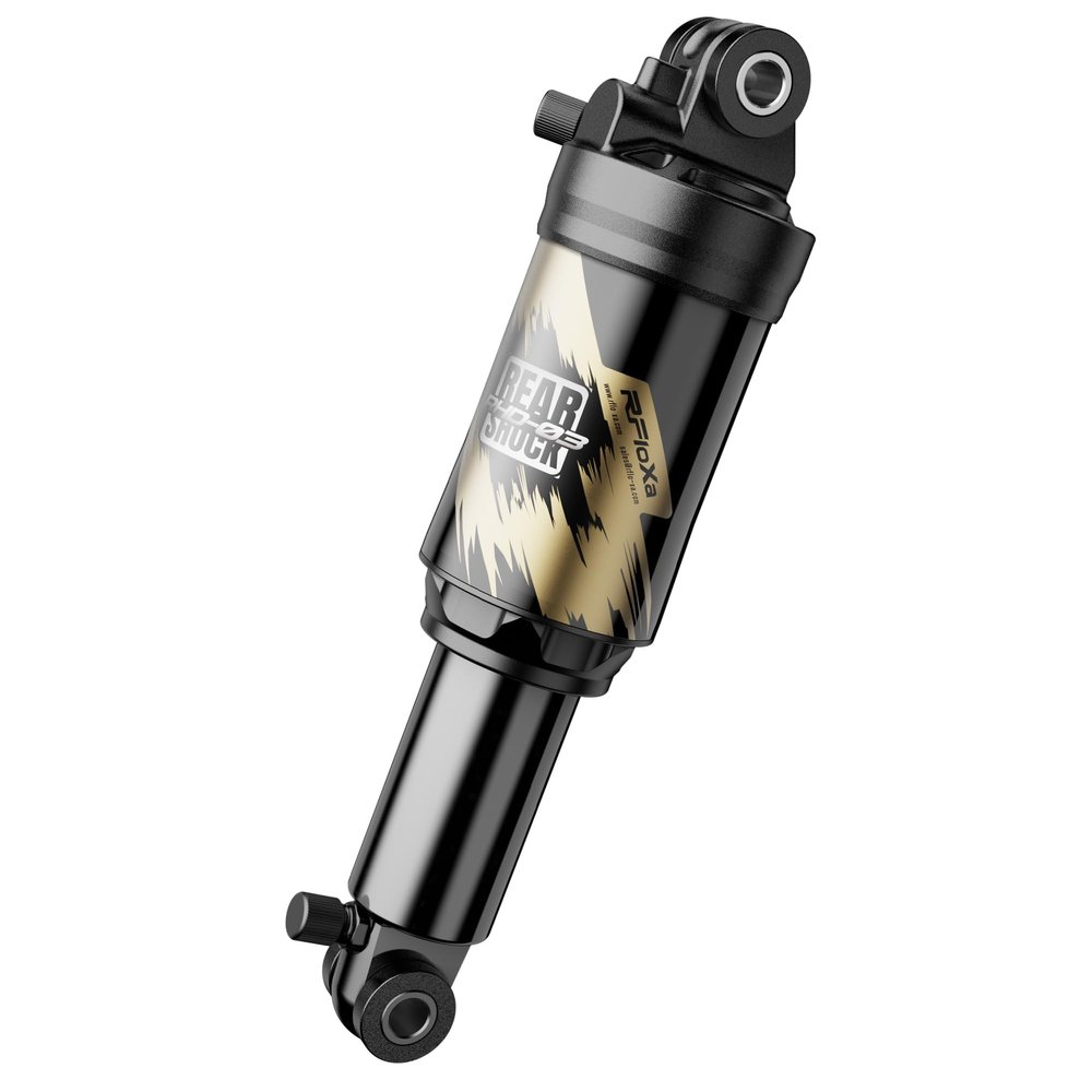 Dual air chamber Bike Rear Shocks 150mm,Mountain Bieyele Coil Rear ShockAbsorber MTB Rear Suspension for MTB/E-Bike/Scooter