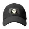 Army Veteran Aviation Classic Corduroy Cotton Baseball Caps for Men Dad Hat Black view 1