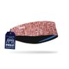 Hydra2 Headbands for Maximum Sweat Diversion | Lightweight and Breathable Headband Design for Athletes, Running, Gym, and Outdoor Workouts | H2 Flatweave, Mod Squares Magenta view 1