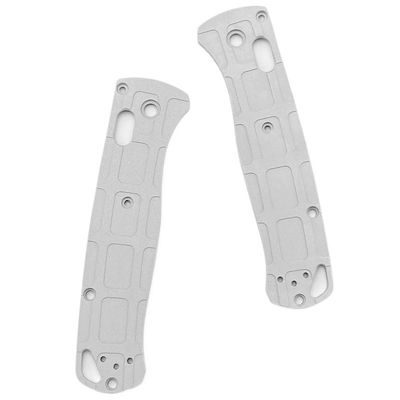 1 Pair Aluminum Alloy Scales Fits for Bugout 535 Handle Patch(Silver)