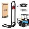 10L0L Golf Cart Rear Safety Grab Bar Universal Compatible with Yamaha Club Car EZGO Golf Cart with Reflective Triangle Board