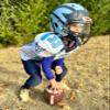 G Gradual Boys Youth Compression Shirt Long Sleeve Football Baseball Undershirt Quick Dry Sports Base Layer for Boy(Blue,M) view 3