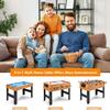 HOMGX 48" 3-in-1 Game Table, Wooden Game Table w/Football, Hockey, and Billiards, Game Size Combination Game Table for Parties, Family Nights, and Game Rooms view 3