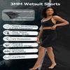 XUKER Wetsuit Shorts Women 3mm, Neoprene Shorts Womens Wet Suits for Water Sports Pool Swimming Snorkeling Floating Canoeing Aerobics view 3
