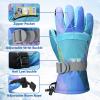 Odtmger Ski Gloves, Warmest Waterproof and Breathable Snow Gloves for Cold Weather, Fits Both Men & Women,for Parent Child Kids Outdoor view 2