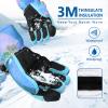 Odtmger Ski Gloves, Warmest Waterproof and Breathable Snow Gloves for Cold Weather, Fits Both Men & Women,for Parent Child Kids Outdoor view 3