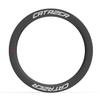 Catazer 50mm Carbon Fiber Bike Wheel Rims 25mm Width Asymmetric Road Rim view 1