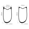 Catazer 50mm Carbon Fiber Bike Wheel Rims 25mm Width Asymmetric Road Rim view 2