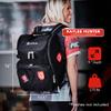 ZCA Cornhole Backpack with Internal Padded Sleeve, Quick-Access Side Door, Customizable Panels & 2 Utility Pouches - Ergonomic, Stylish & Durable Carry Case Cornhole Bag view 2