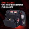 ZCA Cornhole Backpack with Internal Padded Sleeve, Quick-Access Side Door, Customizable Panels & 2 Utility Pouches - Ergonomic, Stylish & Durable Carry Case Cornhole Bag view 3