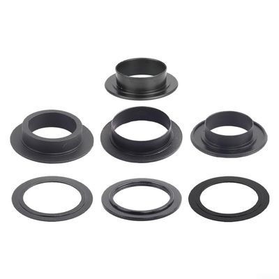 1Pc Bike Bottom Bracket Adapter, Black Side Cover Patcher for DUB for BSA BB Bottom Bracket, Bike Bottom Bracket Repair Conversion Kit(7# 25-24mm)