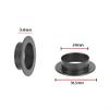 1Pc Bike Bottom Bracket Adapter, Black Side Cover Patcher for DUB for BSA BB Bottom Bracket, Bike Bottom Bracket Repair Conversion Kit(7# 25-24mm) view 2