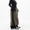 EMMIOL Wide Leg Sweatpants for Women, High Waisted Baggy Joggers, Barrel Leg Lounge Pants with Pockets Green view 4