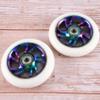 uaelua 2Pcs 110mm Scooter Wheels Replacement Accessories Aluminum Wear- PU Stunt Scooter Parts Kick Scooter Accessories view 4