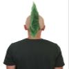 BC GOODS BY Adult Mens Mohawk Wig, Cosplay & Halloween Celebrity Wig, Bald Cap Design, Flame-Retardant Synthetic Fiber -Color Green view 4