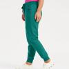 High Rise High Waisted Scrub Pants for Women, Comfy Fit Drawstring Cargo Joggers with Pockets - Lightweight Workout & Hiking Pants - Trendy Women Joggers, Green view 3
