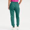 High Rise High Waisted Scrub Pants for Women, Comfy Fit Drawstring Cargo Joggers with Pockets - Lightweight Workout & Hiking Pants - Trendy Women Joggers, Green view 4