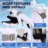 Odtmger Ski Gloves,Winter Waterproof & Warm Snow Gloves for Parent Child Kids-Skiing,Cycling,Motorcycle,Running view 4