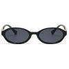 helena Trendy Small Retro Oval Women Sunglasses Vintage Round punk Women Sunglasses Fashion Ladies Shades S68 (C1) view 2