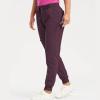 Baggy Cinch Bottom High Waisted Scrub Pants for Women Jogger Style Loose Fit Drawstring Cargo Jogger Pants Stretchy Yoga Pants with Pockets Womens Jogger Pants Yoga Women Joggers with Pockets Wine view 2